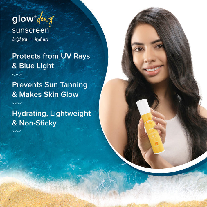 Aqualogica Glow+ Dewy Sunscreen - 50g