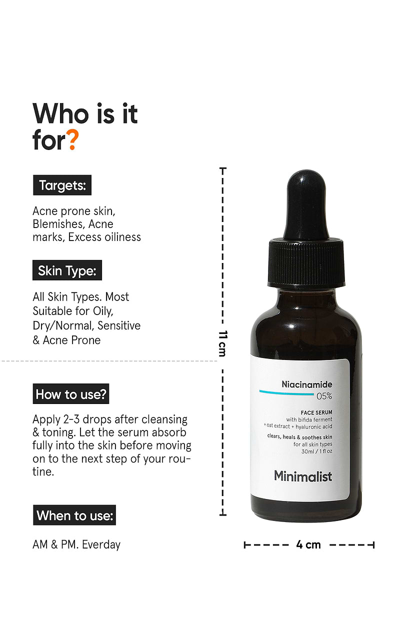 Minimalist Niacinamide 5% Face Serum 30ML
