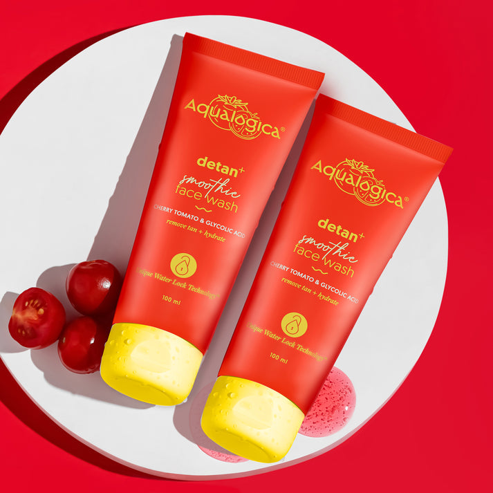 Aqulogica Detan+ Smoothie Face Wash - 100ml (Pack of 2)