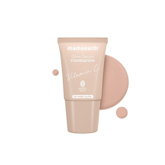 Mamaearth Glow Serum Foundation Mini Tube - Ivory Glow - 18ml