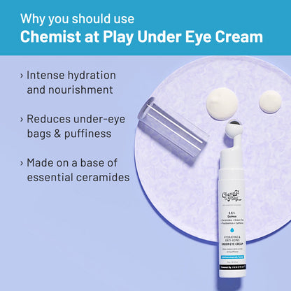 Chemist At Play Under Eye Cream for Dark Circles Removal & Wrinkles