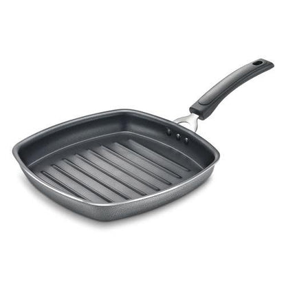 Prestige Omega Select Plus Aluminium Non-stick Coating Square Grill Pan, (Black)