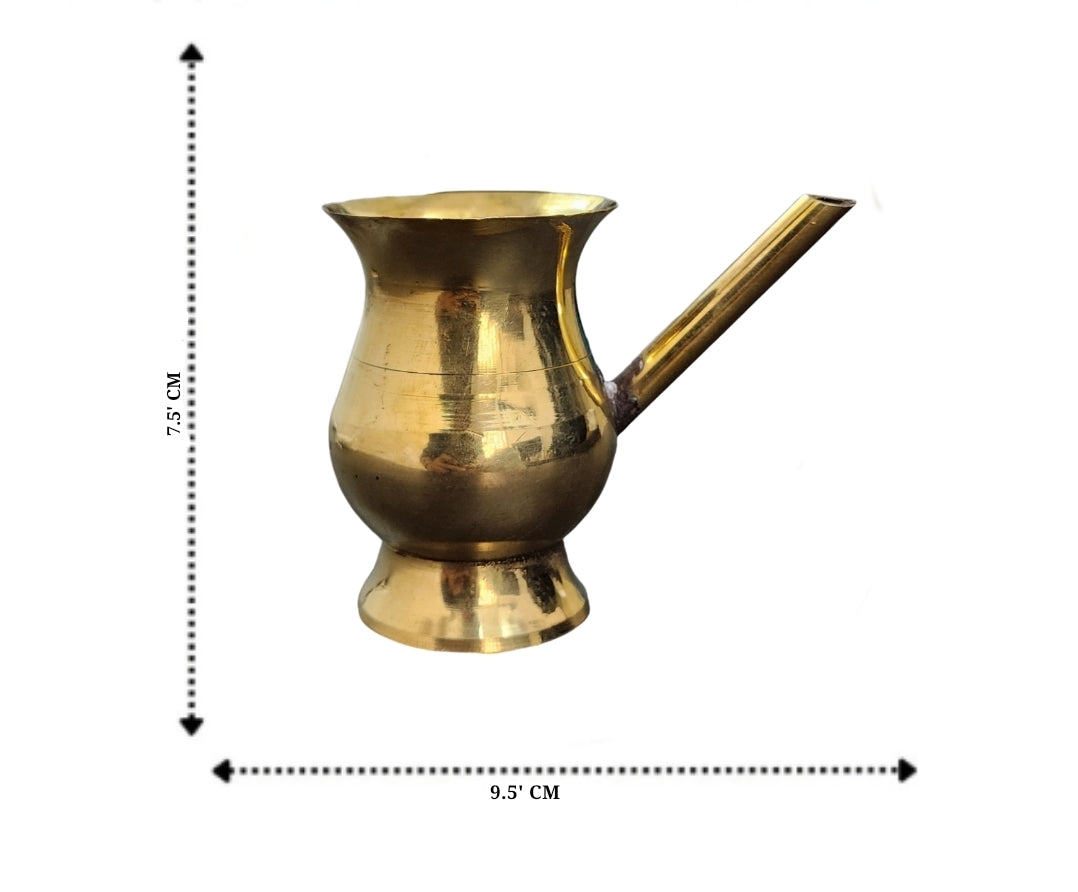 Dhevu Brass Kalash With Lid