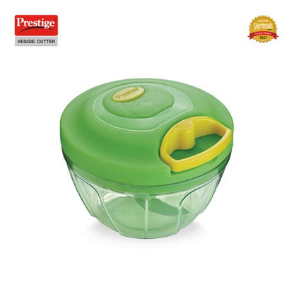 Prestige PVC 7.0 Veggie Cutter with 3 Stainless Steel Blades (Green)