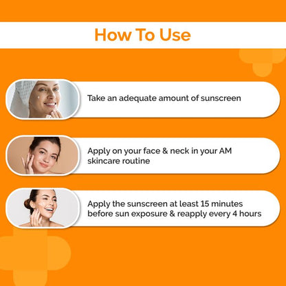 1% Hyaluronic Sunscreen Aqua Gel with SPF 50 & PA++++ - 80g