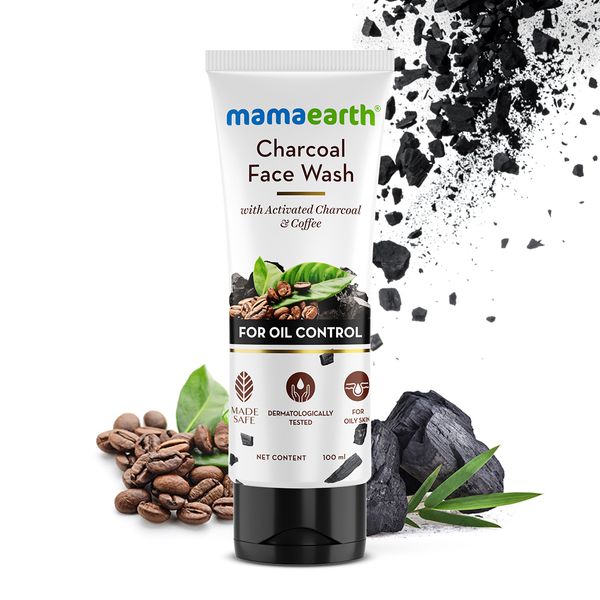 Mamaearth Charcoal Face Wash for Oil Control, 100ml