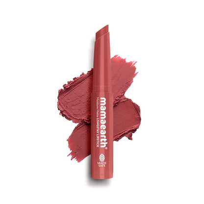 Mamaearth Moisture Matte Longstay Mini Lipstick- 0.7 g | Carnation Nude