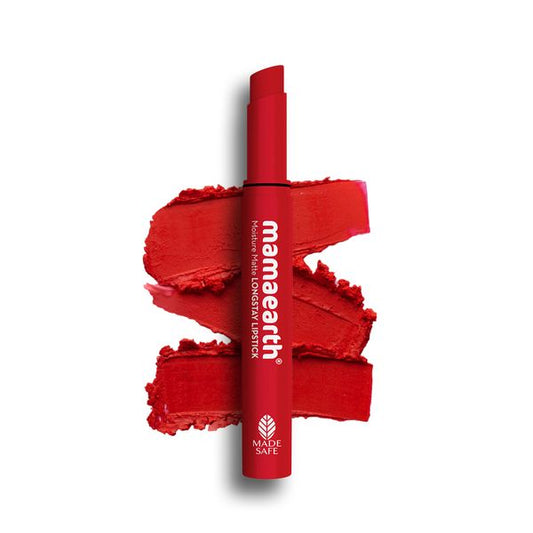 Mamaearth Moisture Matte Longstay Lipstick - 2g | grapefruit pink