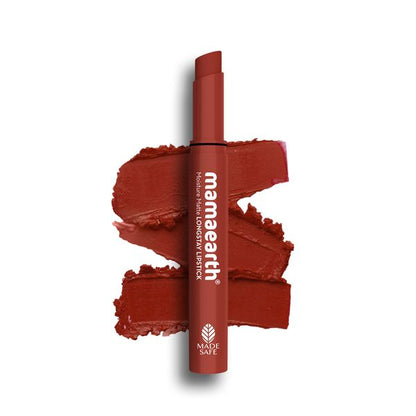 Mamaearth Moisture Matte Longstay Lipstick - 2g | Citrus Nude