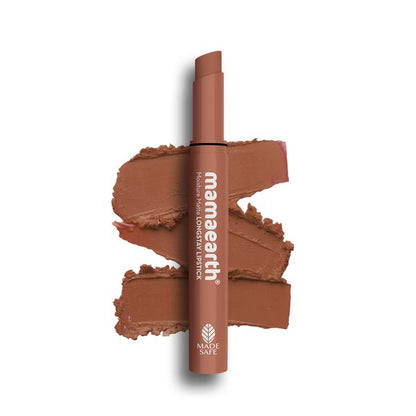 Mamaearth Moisture Matte Long Stay Lipstick - 2g | Cinnamon Nude