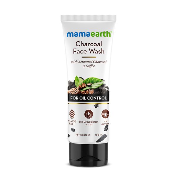 Mamaearth Charcoal Face Wash for Oil Control, 100ml