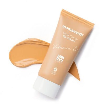 Mamaearth Glow Serum BB Cream with Vitamin C & Turmeric - 25 g