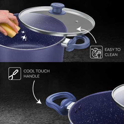 Prestige Ceraglide Ceramic Coating Non-Stick Aluminium Cookware Casserole 2.8L ( 38256)