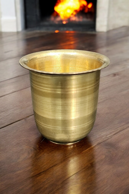 Dhevu Brass Glass for Pooja And Home