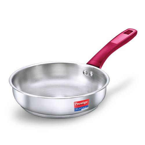 Prestige Platina Popular Stainless Steel Unique Impact Forged Bottom Fry Pan (36878)