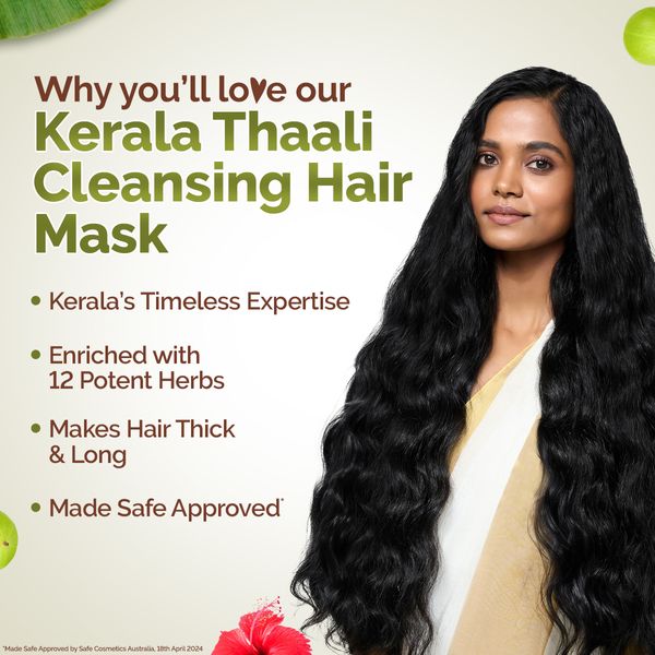 Mamaearth Mamaearth Kerala Thaali Shampoo with the Power of 12 Herbs for Thick & Long Hair - 250 ml