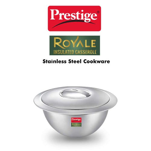 Prestige Royale Stainless Steel Insulated Casserole Silver (36187)