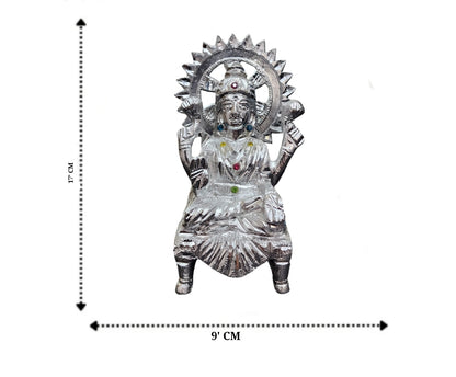 White Metal Mata Lakshmi Idol