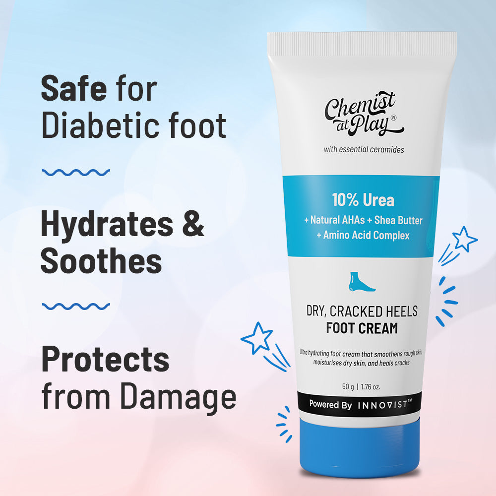 Chemist At Play Foot Cream for Cracked Heels & Diabetic Foot