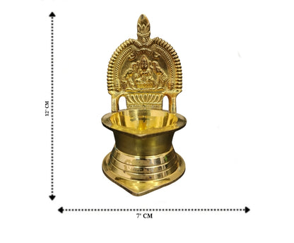 Dhevu Brass Kamakshi Devi Maa Diya