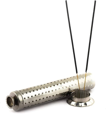 Dhevu Stainless Steel Incense Stick Holder With Ash Catcher