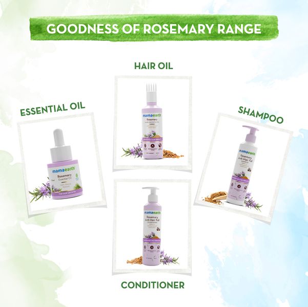 Mamaearth Rosemary Essential Oil for Hair Growth - 15 ml