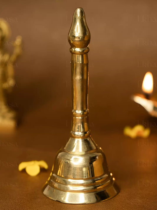 Gold Brass Pooja Bell