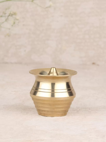 Dhevu Brass Kalash Incense Holder