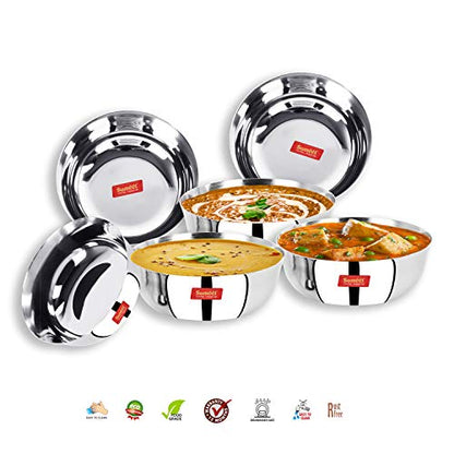 Sumeet Stainless Steel Bowl Set 6pcs