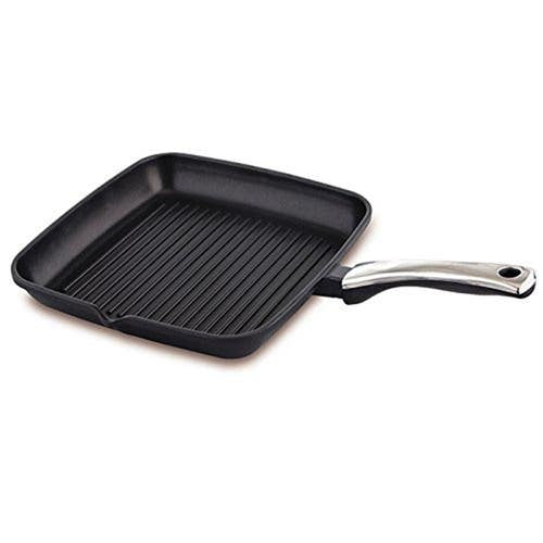 Prestige Die Cast Plus Alumunium Square Grill Pan, Black (30838)