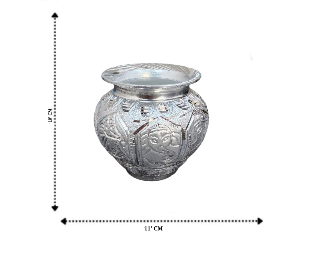 Aluminium Silver Kalash