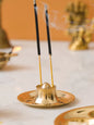 Dhevu Brass Golden Incense Stick Holder