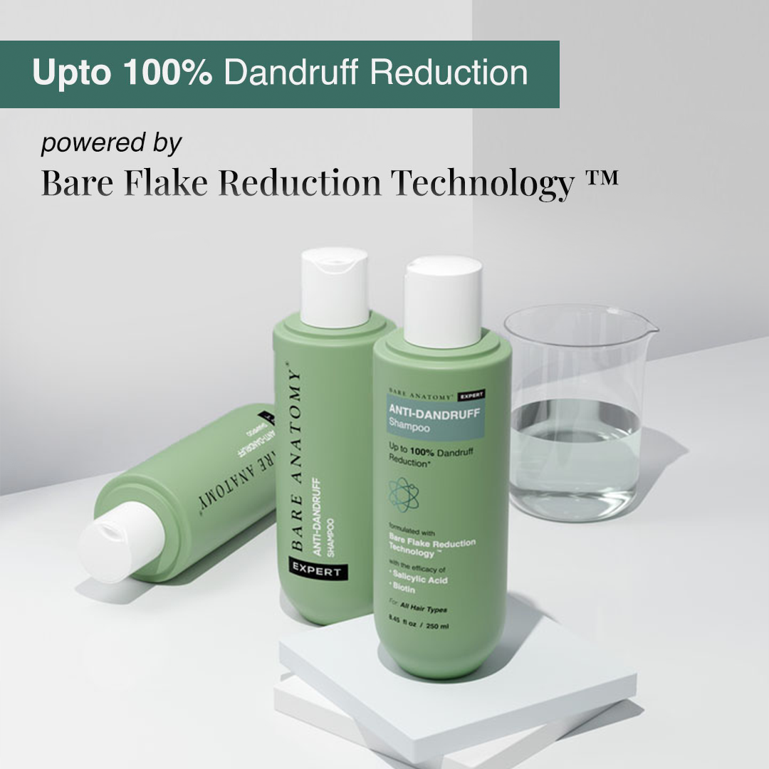 Bare Anatomy Anti-Hairfall & Anti-Dandruff Shampoo Combo