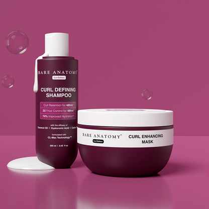 Bare Anatomy Curl Defining Kit - (Mask | Shampoo)