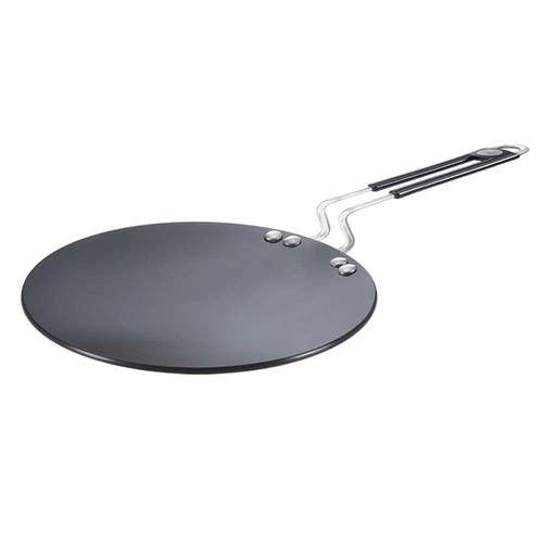 Prestige Hard Anodised Plus Gas and Induction Compatible Roti Tawa, (35035)