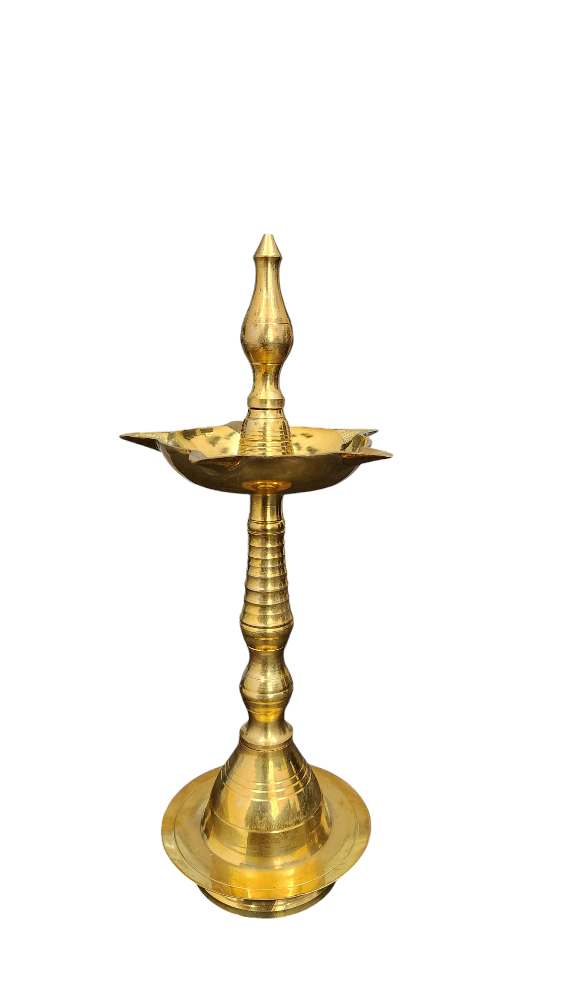 Dhevu Brass kerala Diya (large)