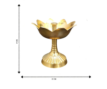 Dhevu Brass Kamal Diya