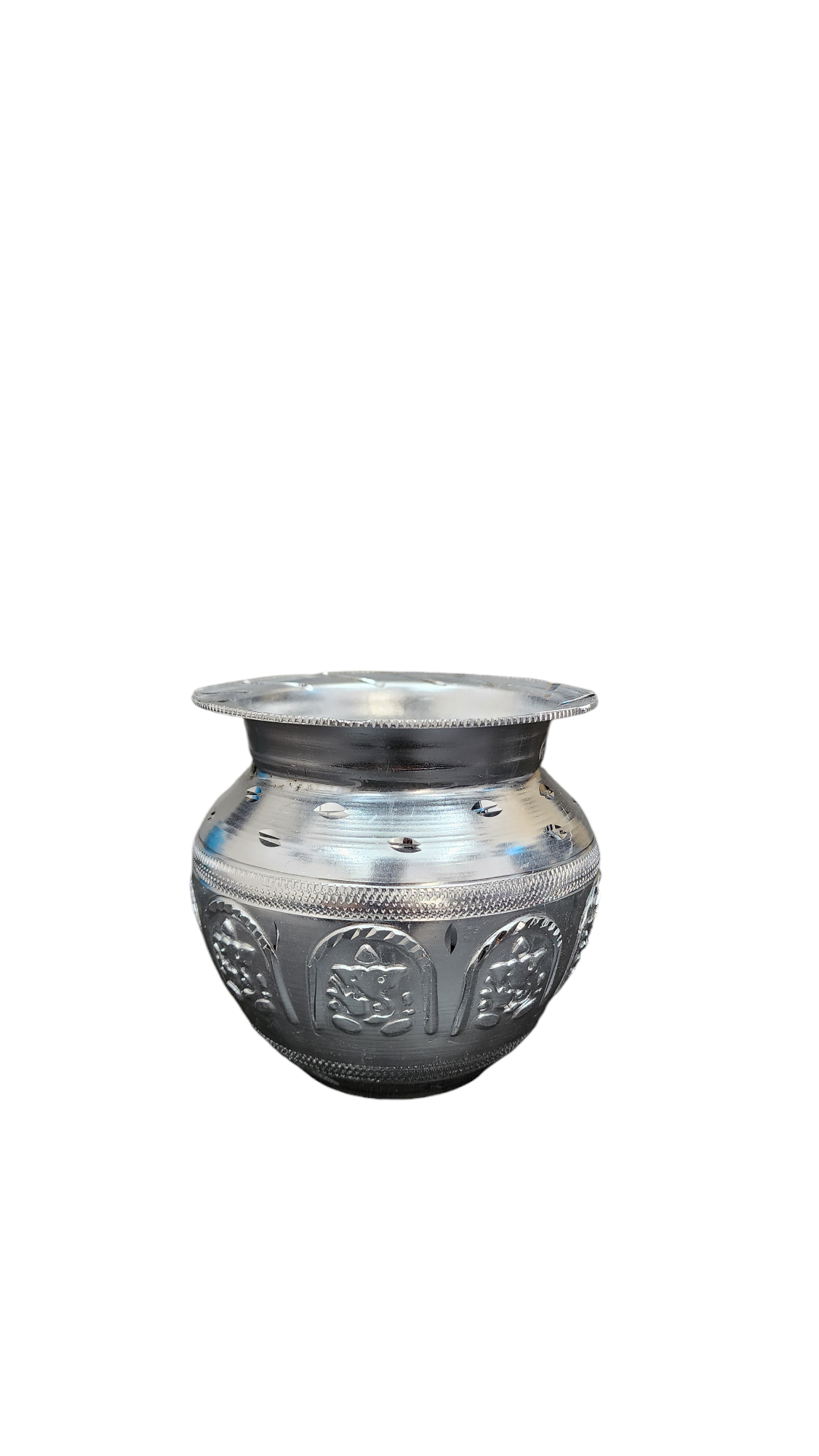 Aluminium Silver Kalash