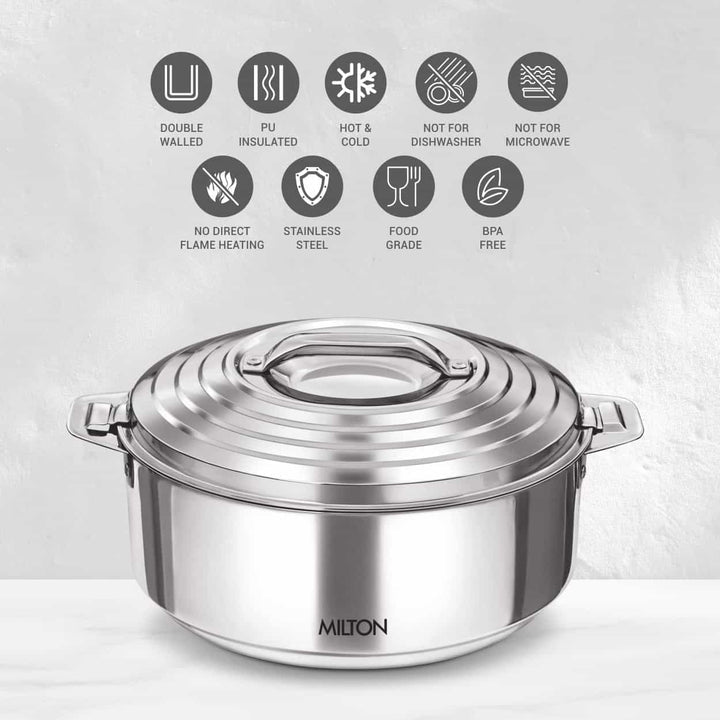 Milton Galaxia Stainless Steel Casserole