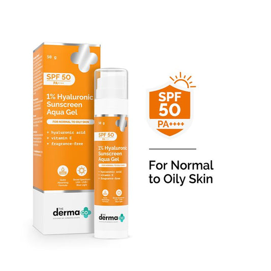 1% Hyaluronic Sunscreen Aqua Gel with SPF 50 & PA++++ - 50g