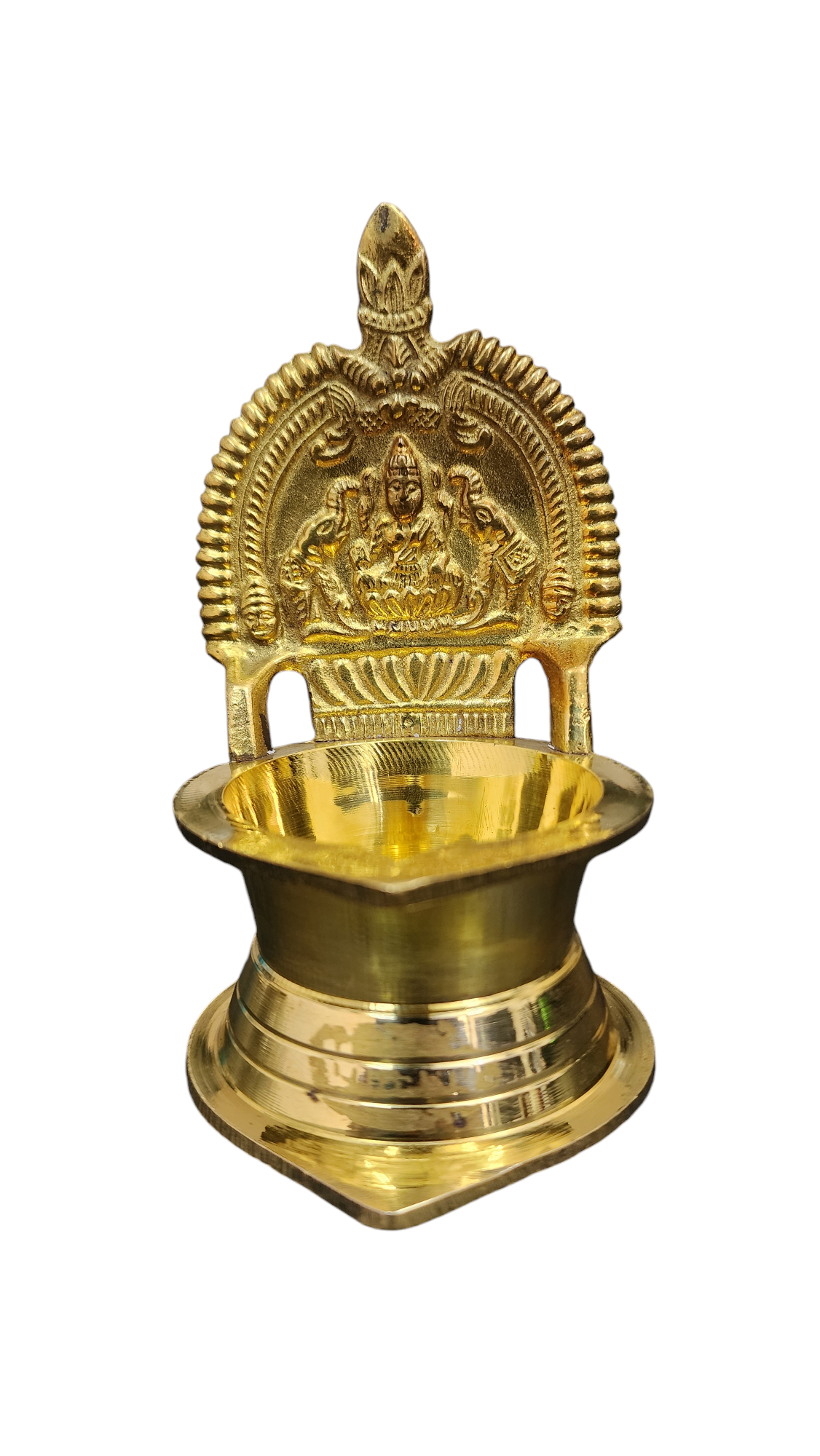 Dhevu Brass Kamakshi Devi Maa Diya