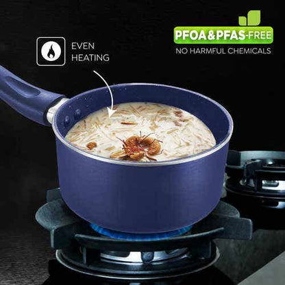 Prestige Ceraglide Ceramic Coating Non-Stick Aluminium Cookware Sauce Pan