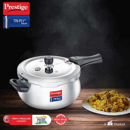 PRESTIGE SVACHH TRI-PLY HANDI PRESSURE COOKER ( 20706)