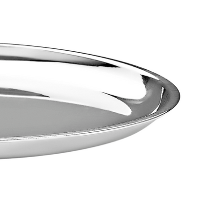 Vinod Stainless Steel / Serving Dish / Salad Plate / Snack Plate, Set of 6 pieces,