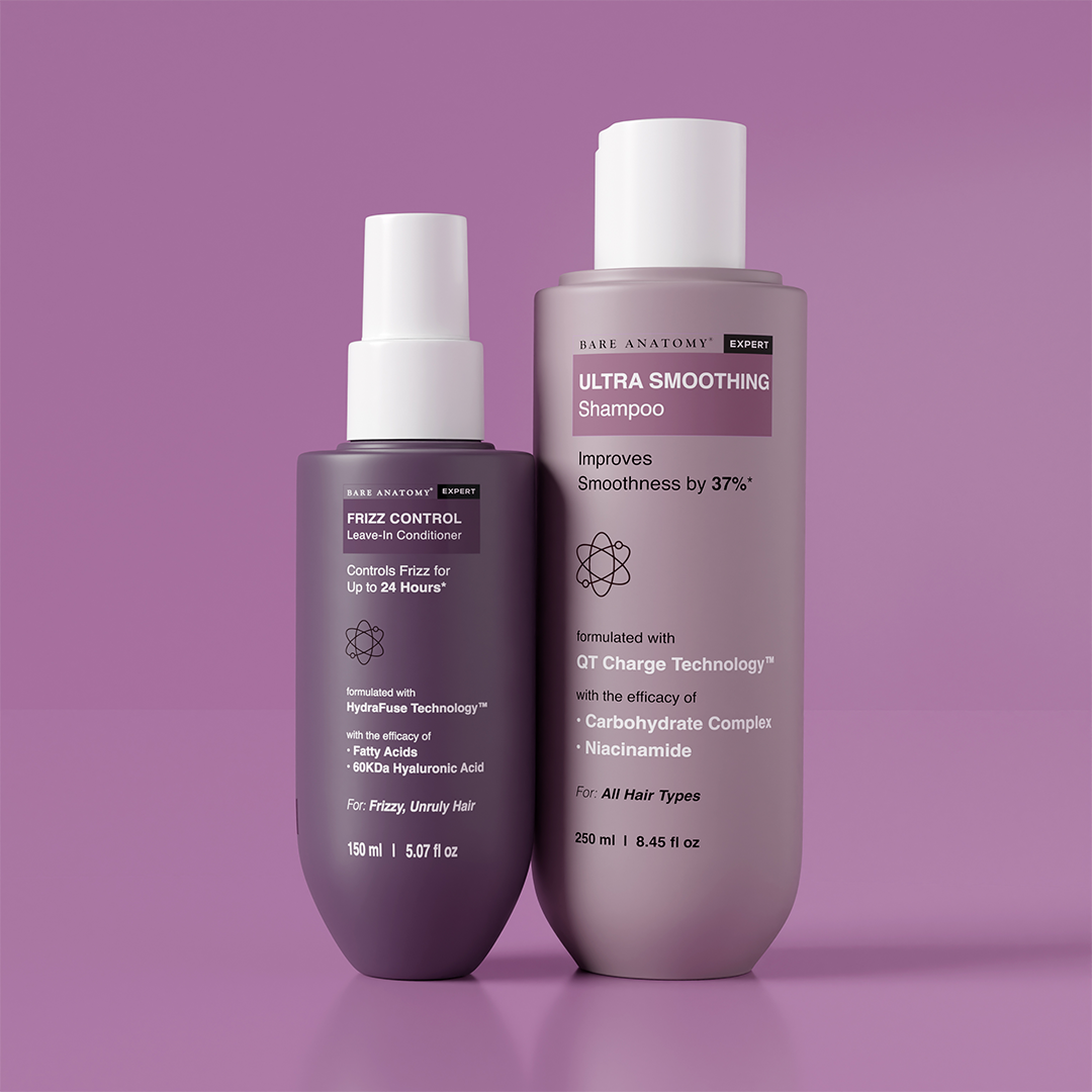 Bare Anatomy Smoothing Shampoo & Anti-Frizz Leave-In Conditioner Combo