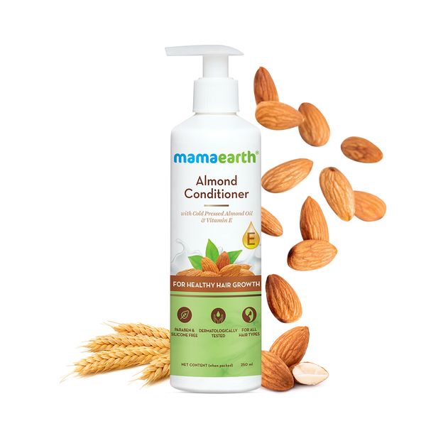 Mamaearth Almond Conditioner with Almond Oil & Vitamin E for Healthy Hair Growth - 250 ml