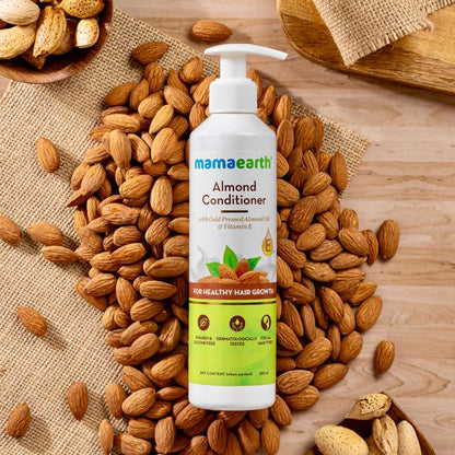 Mamaearth Almond Conditioner with Almond Oil & Vitamin E for Healthy Hair Growth - 250 ml