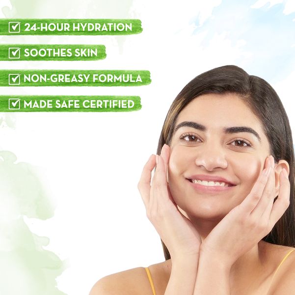 Mamaearth Aloe Vera Oil-Free Face Moisturizer with Aloe Vera & Ashwagandha for a Youthful Glow - 80 g