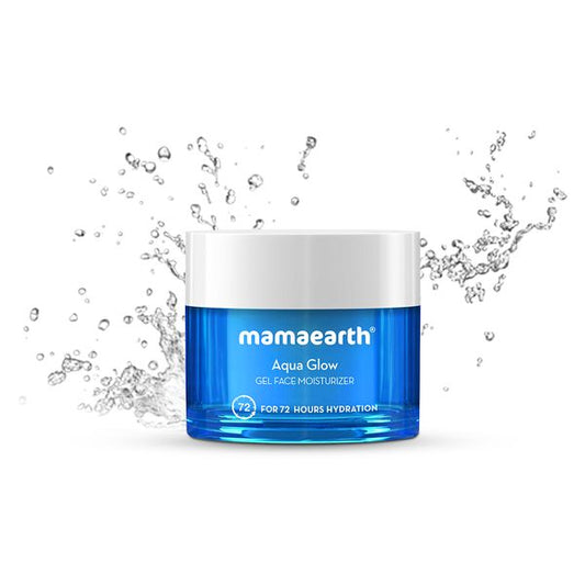 Mamaearth Aqua Glow Gel Face Moisturizer With Himalayan Thermal Water and Hyaluronic Acid for 72 Hours Hydration - 100ml