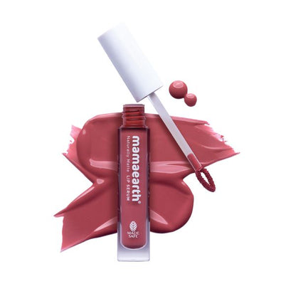 Mamaearth Naturally Matte Liquid Lipstick - 3 ml | Rosy Nude